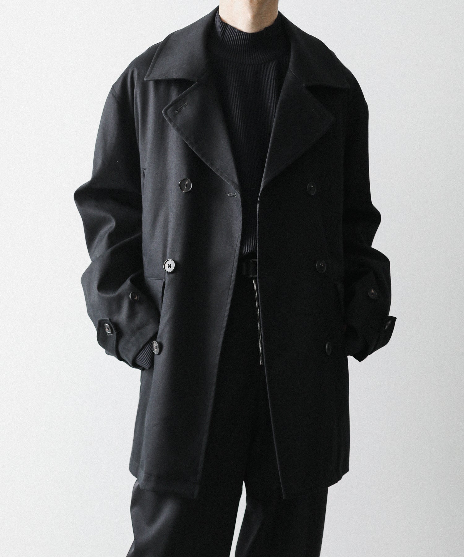 stein】OVERSIZED DOUBLE BREASTED HALF COAT | 公式通販サイト