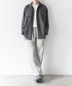 【INTÉRIM】インテリムの1950’S WIND SHIELD SWEAT PANTS - GRAY