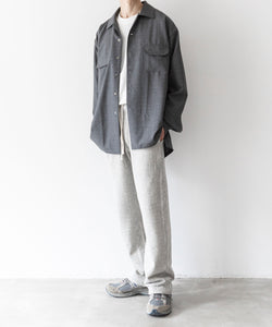 【INTÉRIM】インテリムの1950’S WIND SHIELD SWEAT PANTS - GRAY