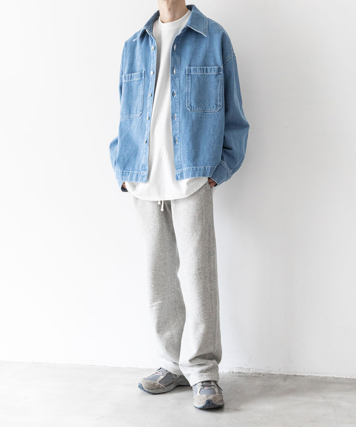 【INTÉRIM】インテリムの1950’S WIND SHIELD SWEAT PANTS - GRAY