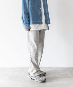 【INTÉRIM】インテリムの1950’S WIND SHIELD SWEAT PANTS - GRAY