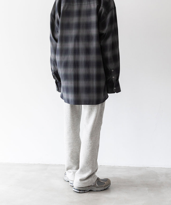 【INTÉRIM】インテリムの1950’S WIND SHIELD SWEAT PANTS - GRAY