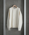 【KANEMASA】SUPER FINE GAUGE LOOSE FIT PULL OVER - BEIGE