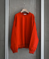 【KANEMASA】SUPER FINE GAUGE LOOSE FIT PULL OVER - RED