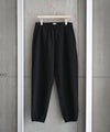 【KANEMASA】SUPER FINE GAUGE FLEECE STRAIGHT EASY PANTS - BLACK