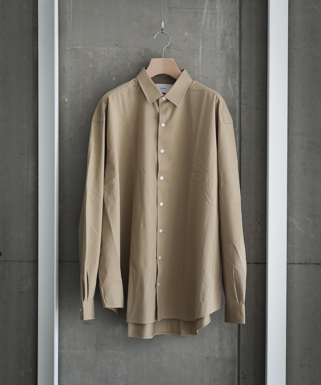 KANEMASA カネマサのドレスニットシャツ BEIGE session福岡セレクトショップの通販サイト