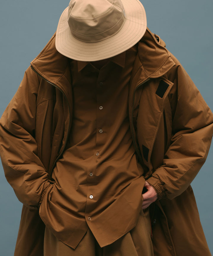 【KANEMASA】ROYAL OX DRESS KNIT SHIRT LOOSE FIT - COYOTE BROWNのコーディネート