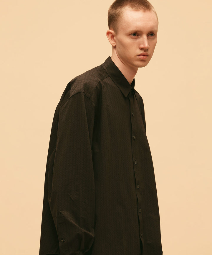 【KANEMASA】ROYAL OX DRESS KNIT SHIRT LOOSE FIT - ROPE
