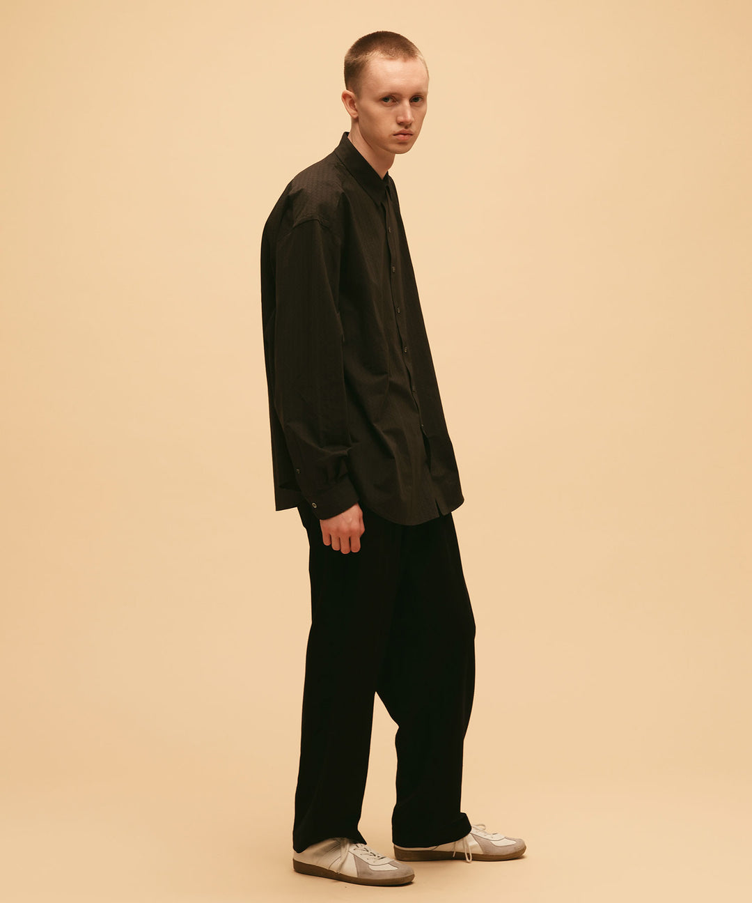 【KANEMASA】ROYAL OX DRESS KNIT SHIRT LOOSE FIT - ROPE