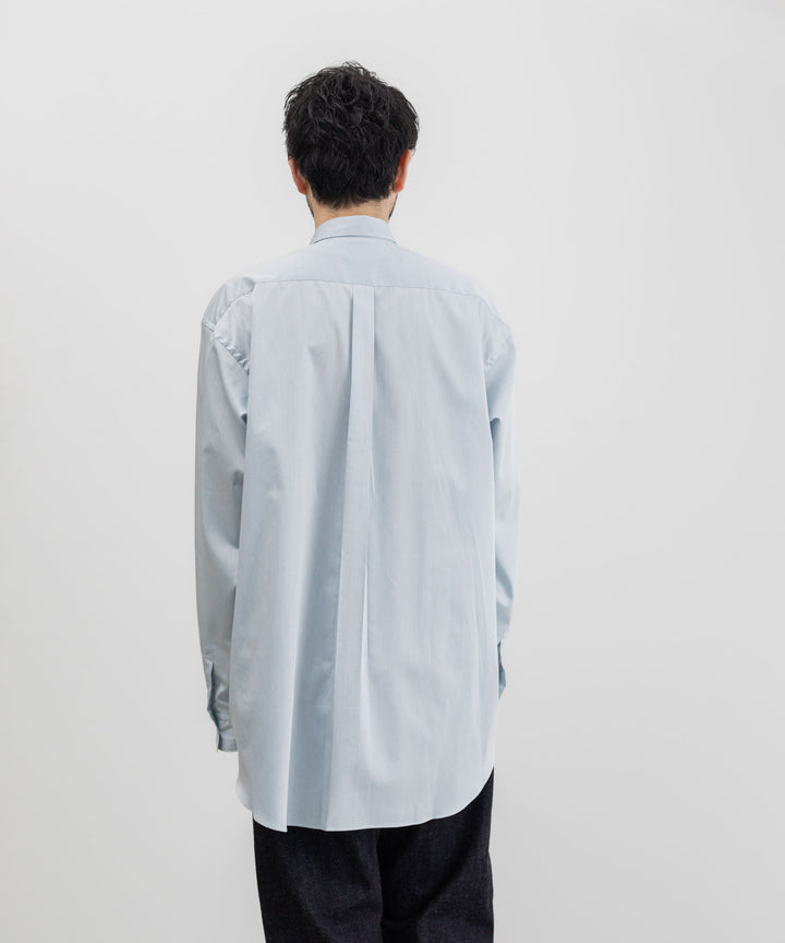 INTERIM(インテリム)の22AWコレクションのHYPER BIG 200/2 SUPIMA TWILL REGULAR COLLAR SHIRTの L.BLUE
