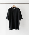 【KANEMASA】HIGH TWIST YARN LOOSE TEE - BLACK