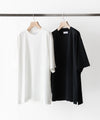 【KANEMASA】COTTON THIN PACK TEE - WHITE×BLACK