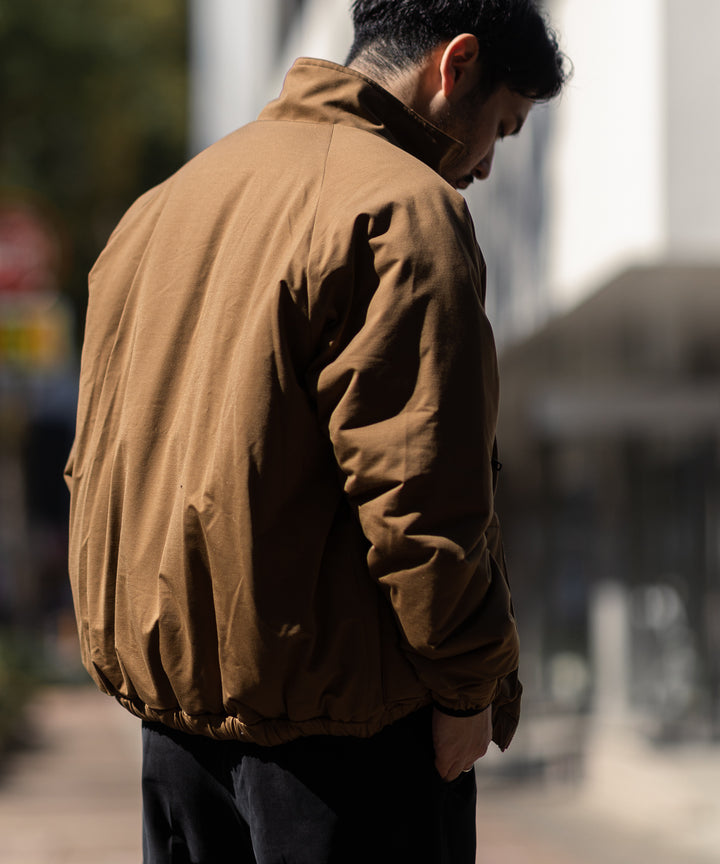 KANEMASA(カネマサ)の22AWコレクションのTYPEWRITER KNIT PCU BLOUSONのCOYOTE