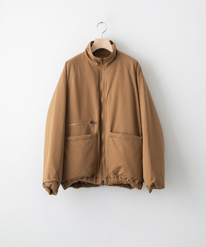 KANEMASA(カネマサ)の22AWコレクションのTYPEWRITER KNIT PCU BLOUSONのCOYOTE