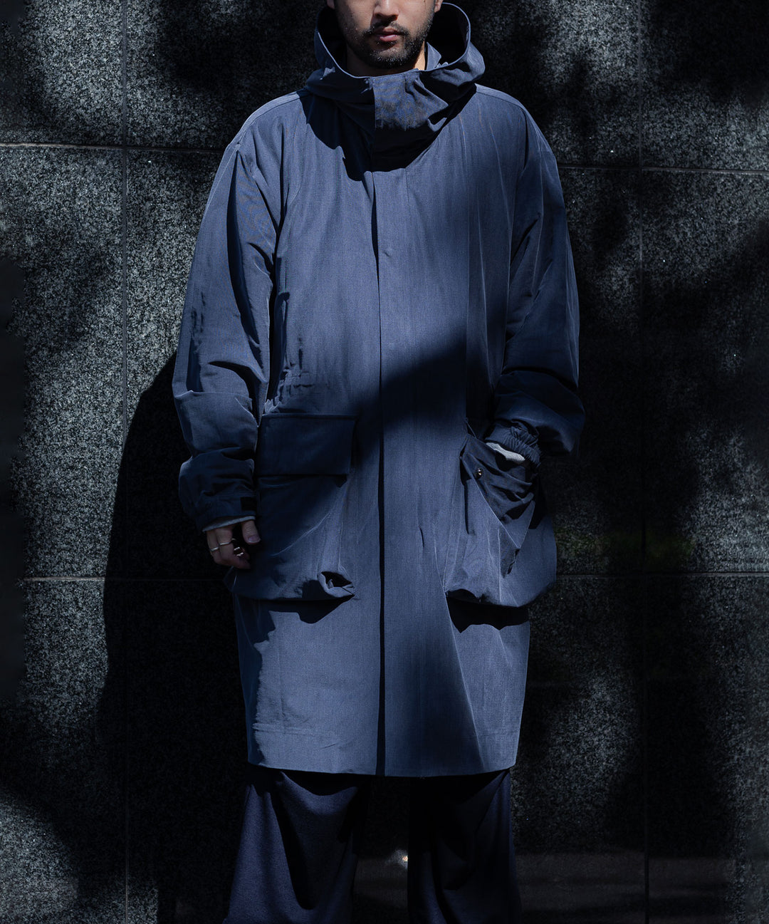 KANEMASA(カネマサ)の22-23 AWコレクションのFIBRIL CUPRO VINTAGE TECH COAT(SK22FW006)