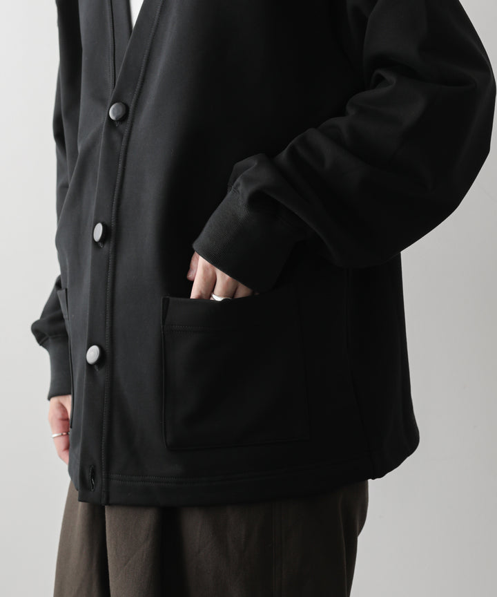 カネマサ通販【KANEMASA】SUPER FINE GAUGE CARDIGANのBLACK