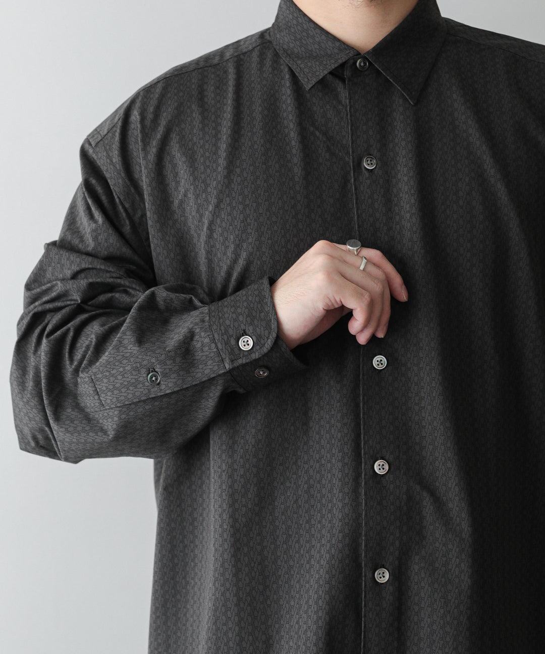 【KANEMASA】ROYAL OX DRESS KNIT SHIRT LOOSE FIT - ROPE
