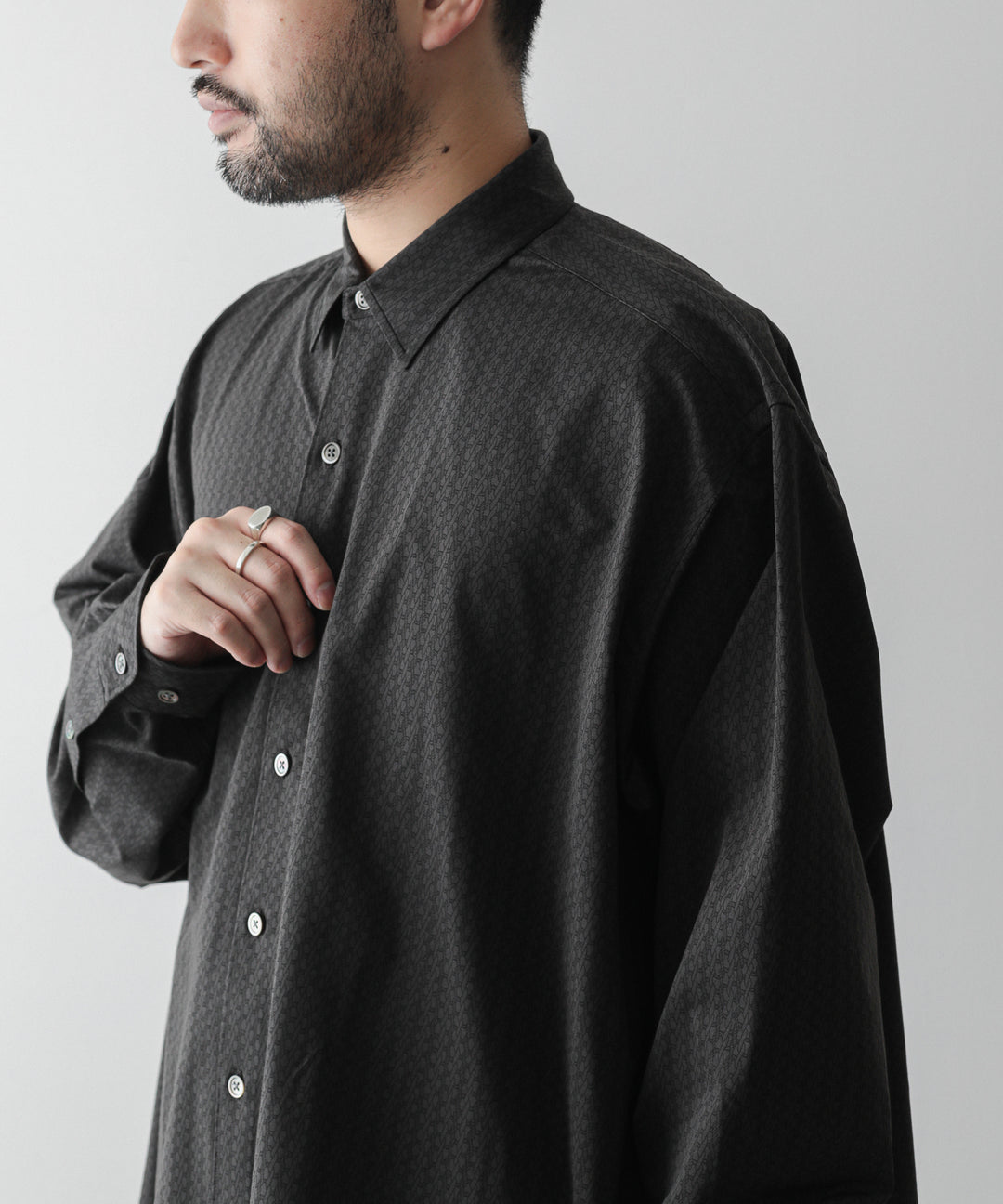 【KANEMASA】ROYAL OX DRESS KNIT SHIRT LOOSE FIT - ROPE