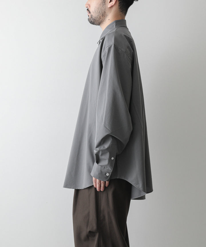 【KANEMASA】ROYAL OX DRESS KNIT SHIRT LOOSE FIT - GRAY