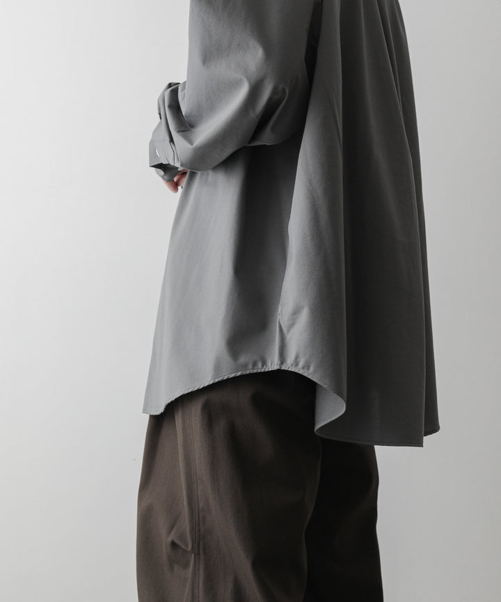 【KANEMASA】ROYAL OX DRESS KNIT SHIRT LOOSE FIT - GRAY