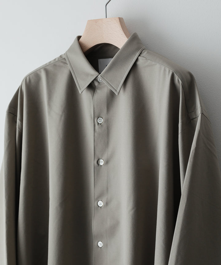 【KANEMASA】ROYAL OX DRESS KNIT SHIRT LOOSE FIT - KHAKI