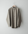 【KANEMASA】ROYAL OX DRESS KNIT SHIRT LOOSE FIT - KHAKI