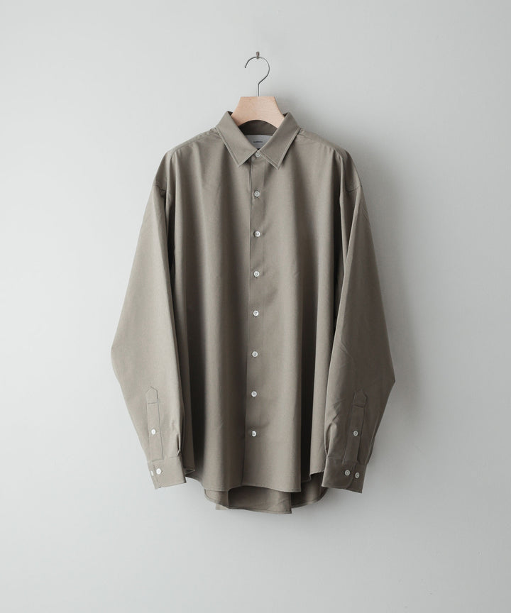 【KANEMASA】ROYAL OX DRESS KNIT SHIRT LOOSE FIT - KHAKI