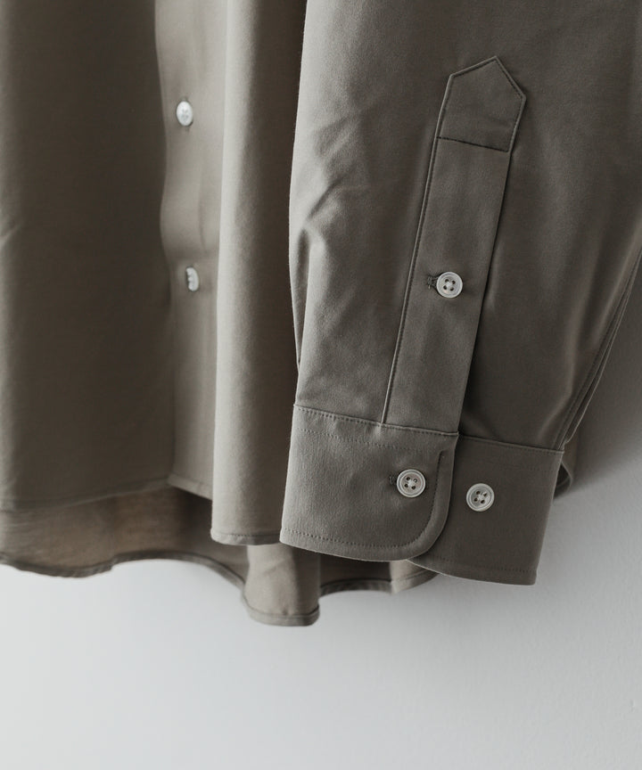 【KANEMASA】ROYAL OX DRESS KNIT SHIRT LOOSE FIT - KHAKI