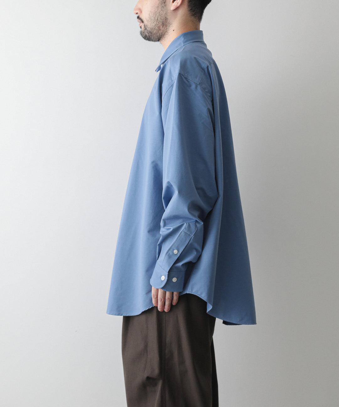 【KANEMASA】ROYAL OX DRESS KNIT SHIRT LOOSE FIT - ULTRAMARINE