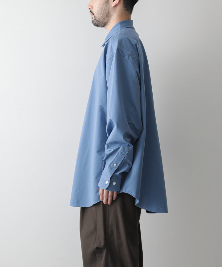 【KANEMASA】ROYAL OX DRESS KNIT SHIRT LOOSE FIT - ULTRAMARINE