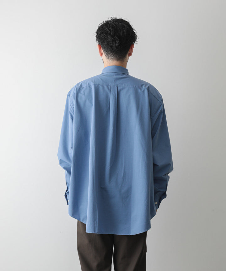 【KANEMASA】ROYAL OX DRESS KNIT SHIRT LOOSE FIT - ULTRAMARINE