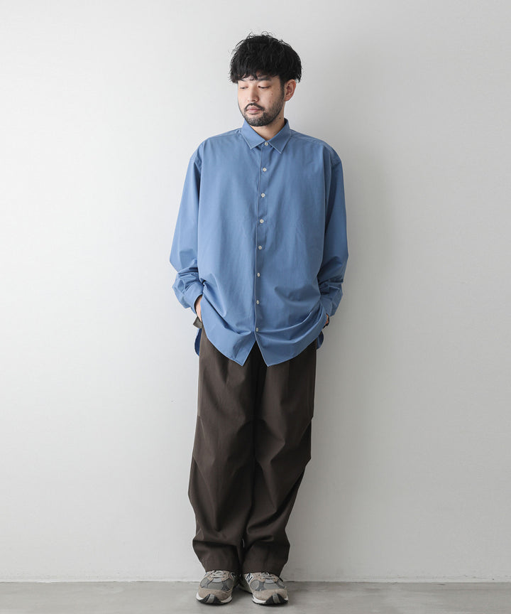 【KANEMASA】ROYAL OX DRESS KNIT SHIRT LOOSE FIT - ULTRAMARINE