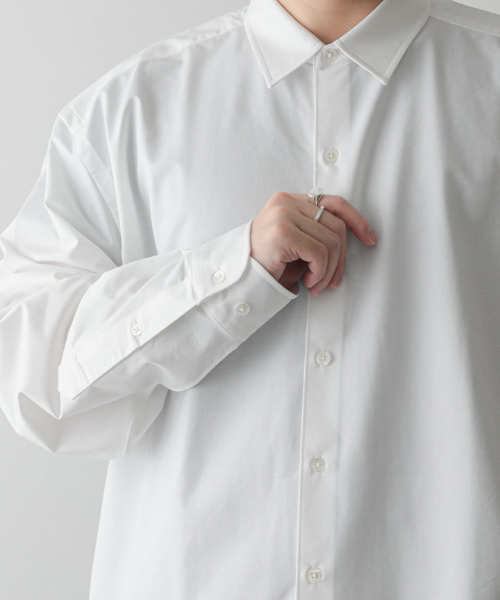 【KANEMASA】ROYAL OX DRESS KNIT SHIRT LOOSE FIT - WHITE