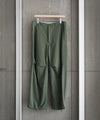 【KANEMASA】TYPEWRITER KNIT TECHNO OVER PANTS - GREEN