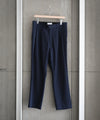 【KANEMASA】TYPEWRITER KNIT TECHNO SLACKS - NAVY