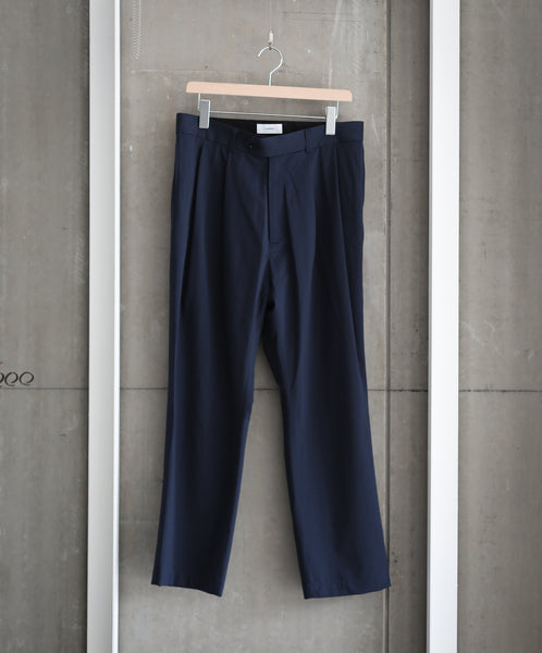 カネマサ Typewriter Knit techno Over pants KANEMASA】TYPEWRITER KNIT TECHNO SLACKS - NAVY – session