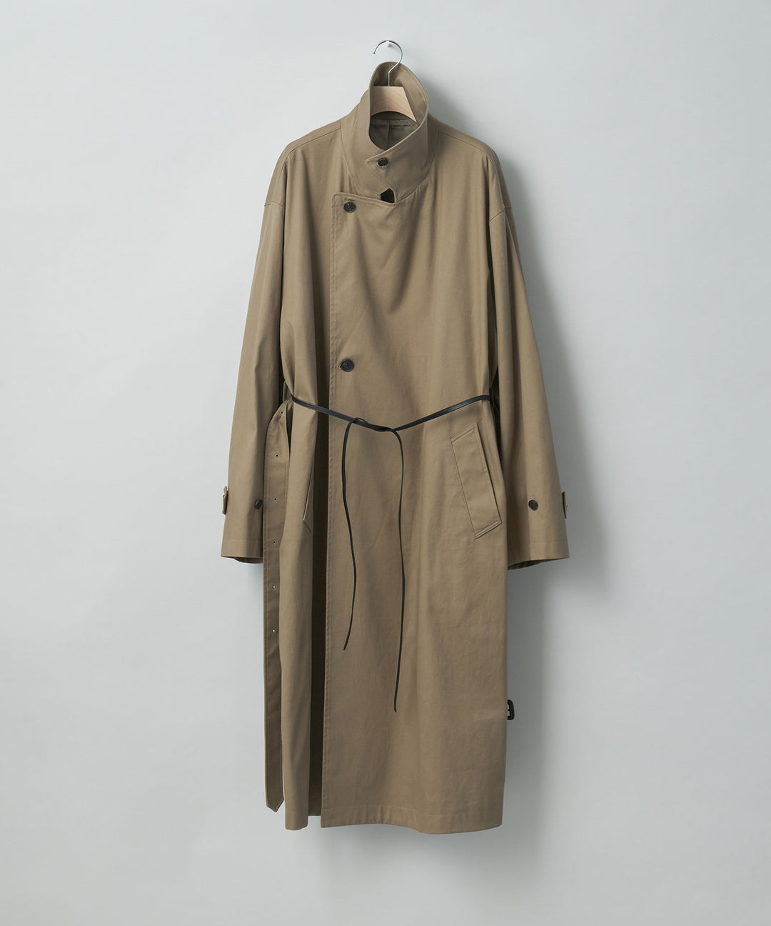 【stein】シュタインのOVERSIZED DOUBLE BREASTED COAT - DARK BEIGE 公式通販 session福岡セレクトショップ