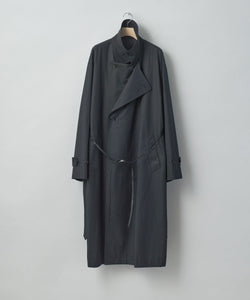 stein(シュタイン)の23SSコレクションのDOUBLE LAPELED DOUBLE BREASTED COATのDARK NAVY