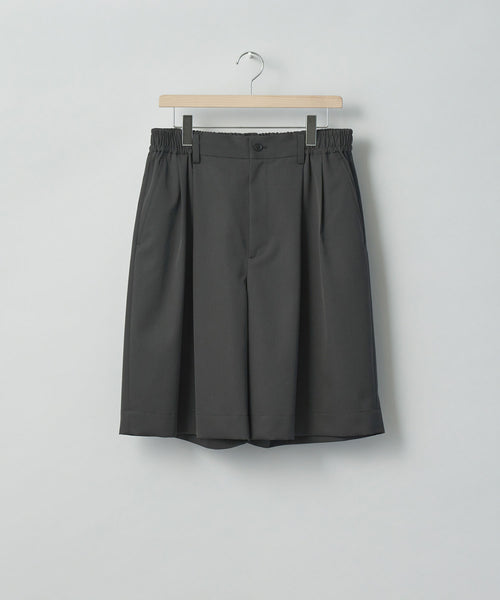 stein / シュタイン】WIDE EASY SHORT TROUSERS - SHADE CHARCOAL