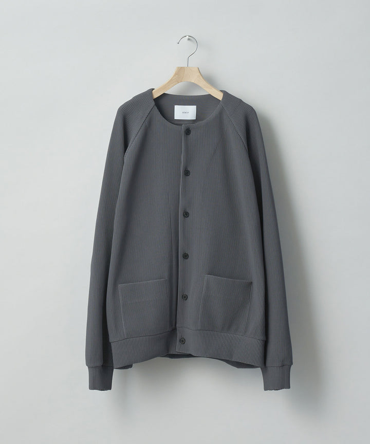 【stein】GRADATION PLEATS CARDIGAN - N.GREY シュタイン 23ss sessionセッション福岡セレクトショップ 公式通販サイト