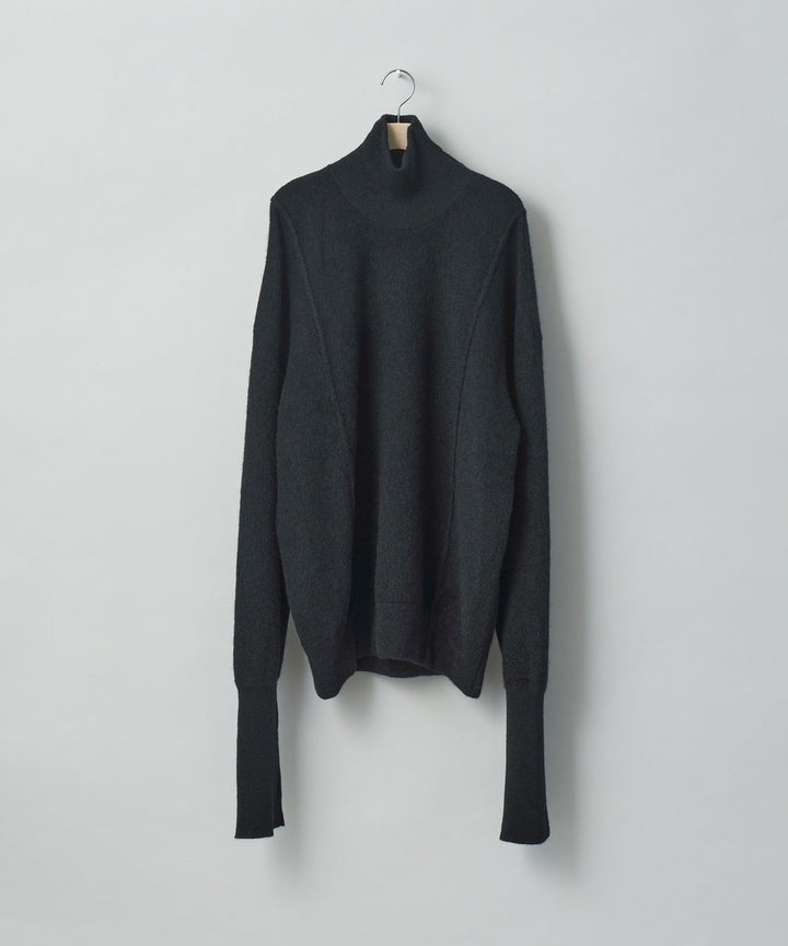 stein(シュタイン)の23SSコレクションのEXTRA FINE KID MOHAIR TURTLE NECK LSのBLACK