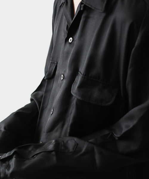 INTÉRIM】HYPER BIG SILK RAYON OPEN COLLAR SHIRT | 公式通販サイト