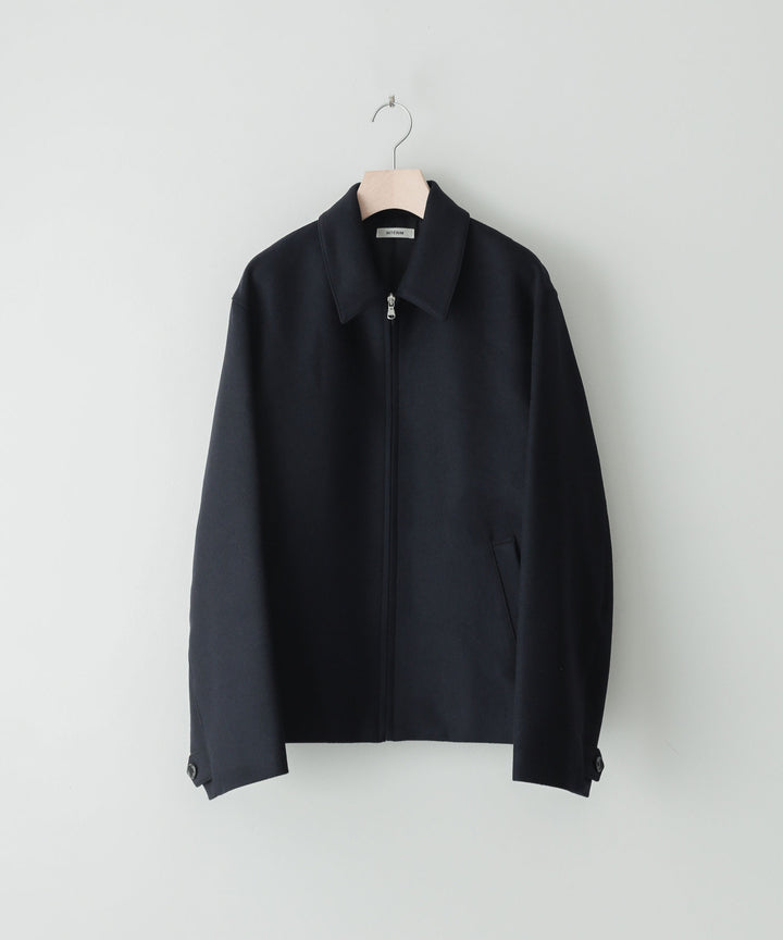INTERIM(インテリム)の22AWコレクションのCASHMERE25 HARRINGTON JACKETのNAVY BLACK