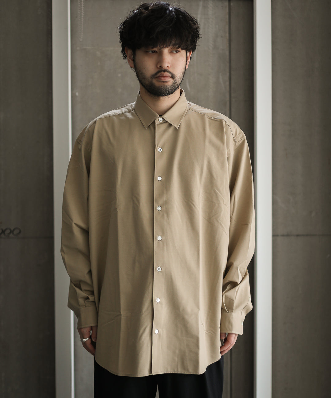 KANEMASA カネマサのドレスニットシャツ BEIGE session福岡セレクトショップの通販サイト
