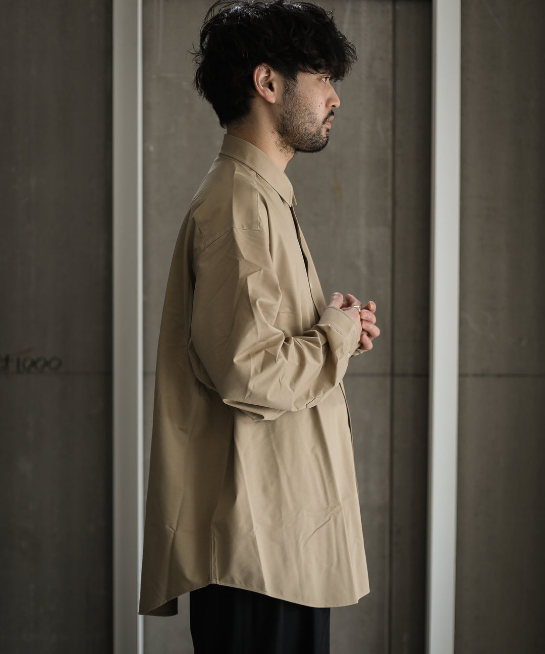KANEMASA カネマサのドレスニットシャツ BEIGE session福岡セレクトショップの通販サイト