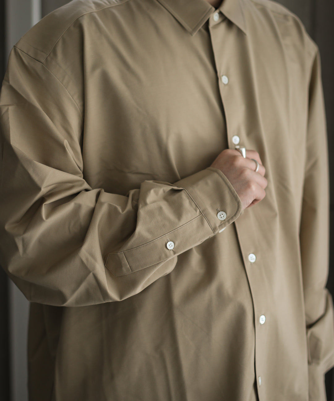 KANEMASA カネマサのドレスニットシャツ BEIGE session福岡セレクトショップの通販サイト