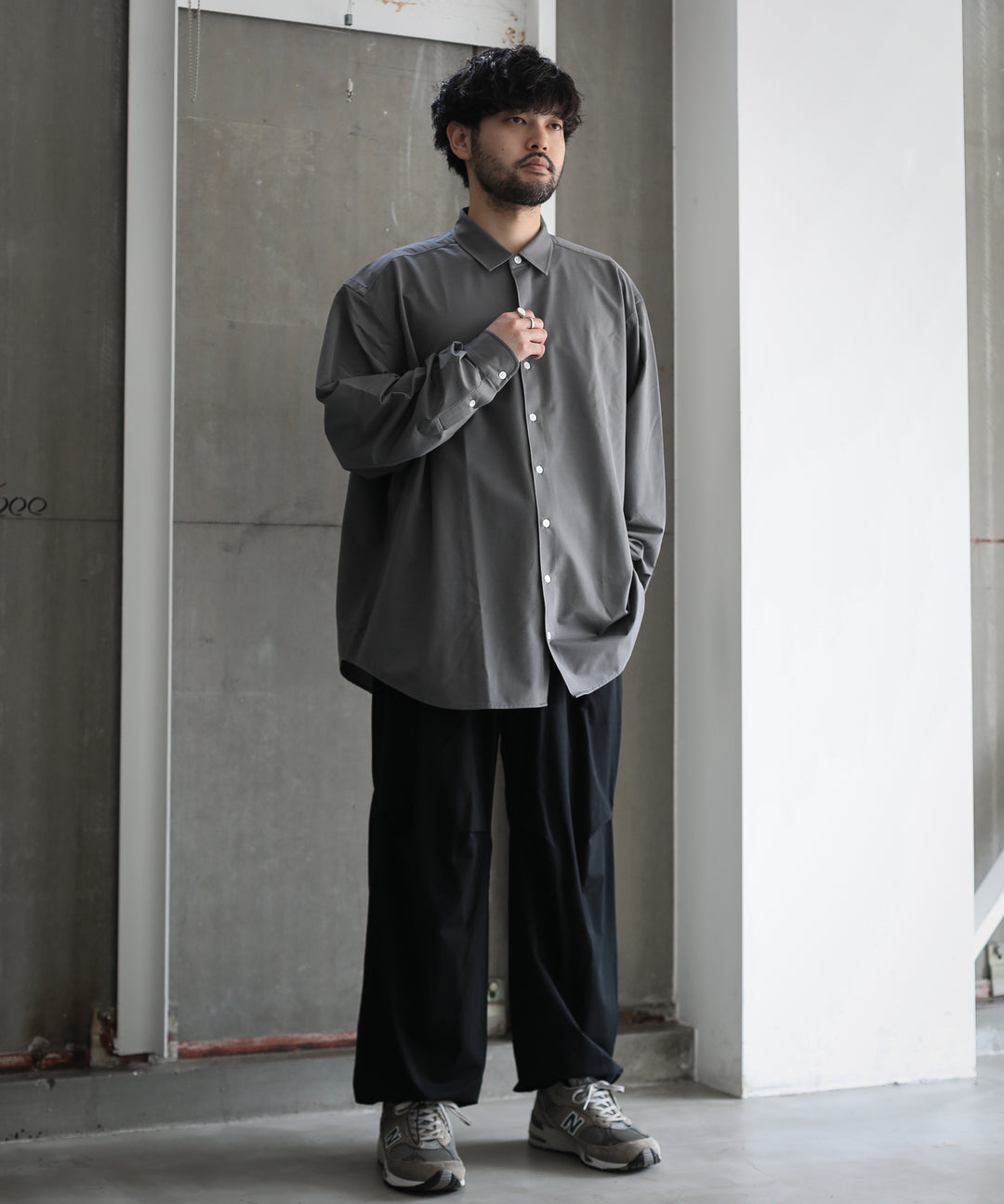 KANEMASA カネマサのドレスニットシャツ GRAY session福岡セレクトショップの通販サイト