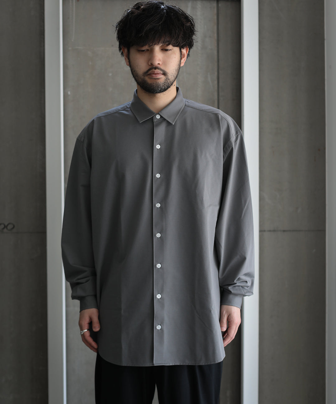 KANEMASA カネマサのドレスニットシャツ GRAY session福岡セレクトショップの通販サイト