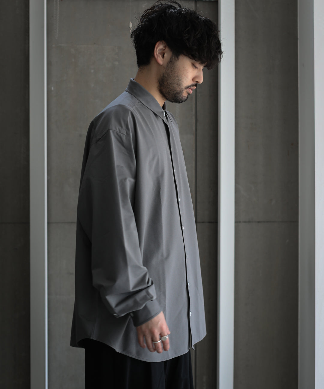 KANEMASA カネマサのドレスニットシャツ GRAY session福岡セレクトショップの通販サイト