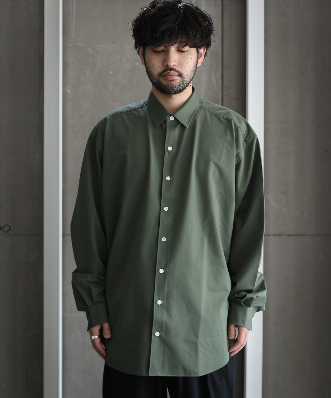 KANEMASA カネマサのドレスニットシャツ GREEN session福岡セレクトショップの通販サイト